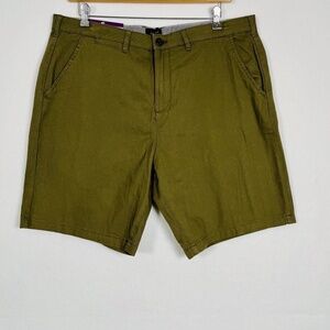 NWT Jachs New York Men Shorts Performance Green Flat Front With Pockets Size 40
